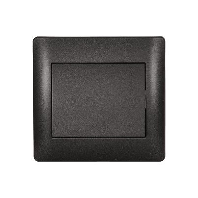 RHYME one button two way switch graphite metallic