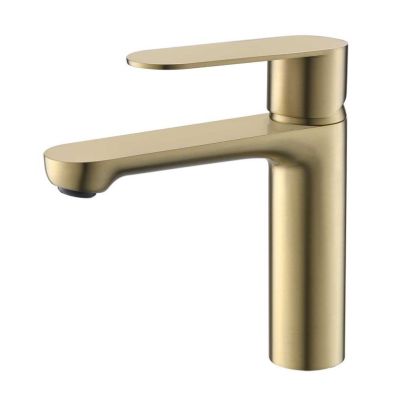 TRENTO Basin Mixer BRUSH GOLD