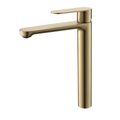TRENTO High Basin Mixer BRUSH GOLD