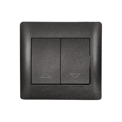 RHYME curtain control graphite metallic