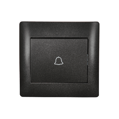 RHYME doorbell switch graphite metallic