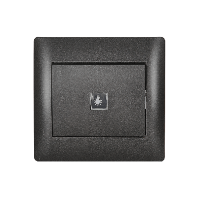 RHYME push light button graphite metallic