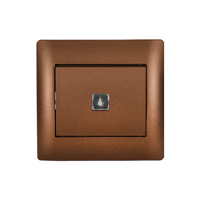 RHYME push light button coffee metallic