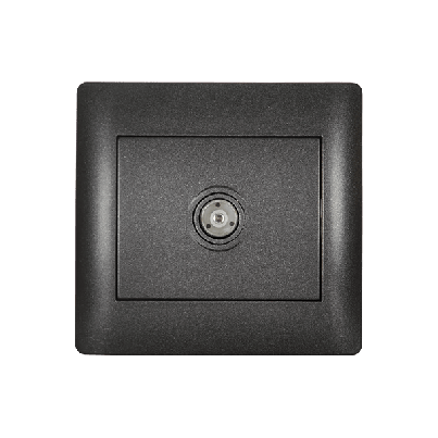 RHYME TV socket graphite metallic