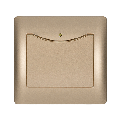 RHYME insert key power switch champagne metallic