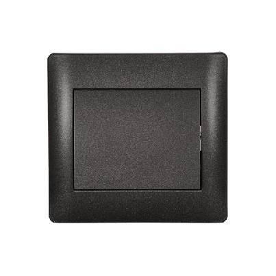 RHYME one button cross way switch graphite metallic