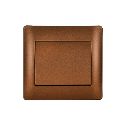 RHYME one button cross way switch coffee metallic