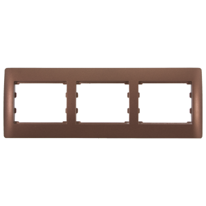 RHYME triple panel - coffee metallic