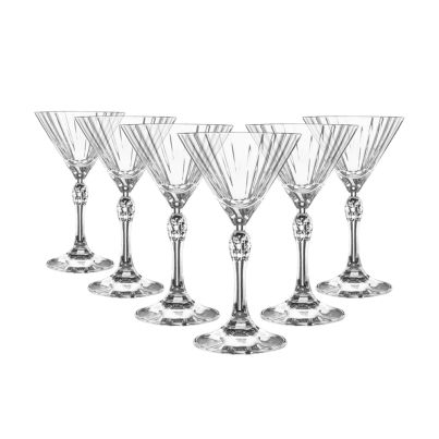 Martini glasses AMERICA'20s 155ml 6pcs. clear