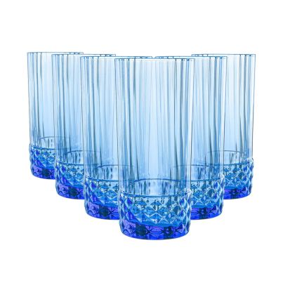 Glasses Cooler AMERICA'20s 490ml 6pcs. blue