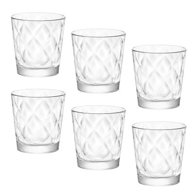 Water glasses KALEIDO 250ml 6pcs. clear