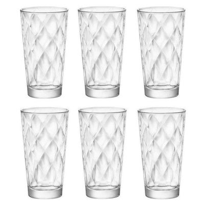 Water glasses KALEIDO 375ml 6pcs. clear