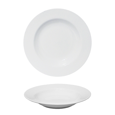 Soup plate SATURNIA Ischia, 23 cm, white