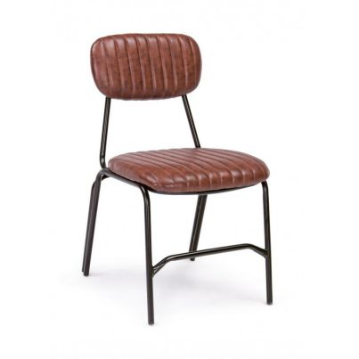 DEBBIE VINTAGE DARK ORANGE CHAIR