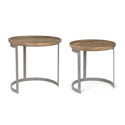 SET2 NARVIK ROUND COFFEE TABLE