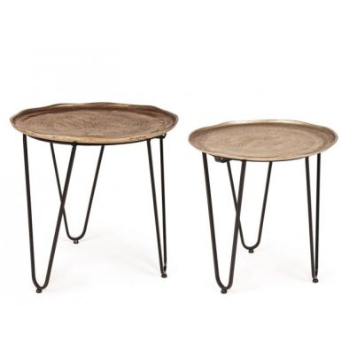 SET2 AMIRA ROUND COFFEE TABLE X73
