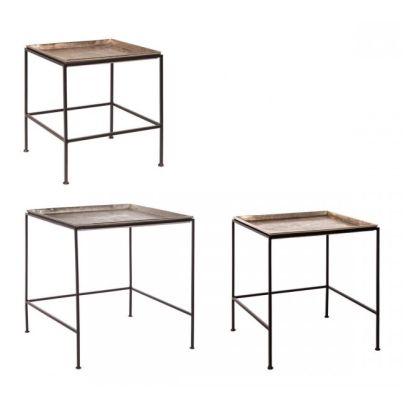 SET3 AMIRA SQUARE COFFEE TABLE