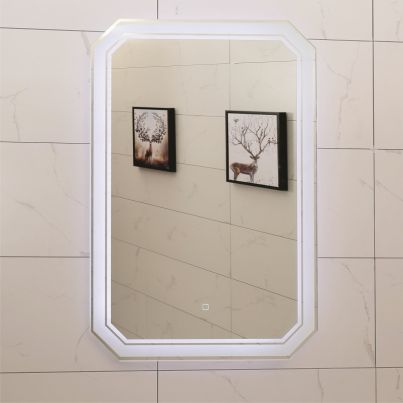 LED Mirror 1949 AVA, 3x60x90 cm, White
