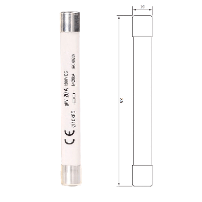 Fuse link 15PV14L 6A 1500V DC 10X85