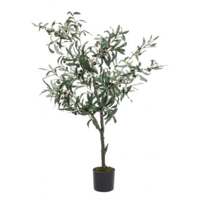 OLIVE PLANT 492LEAVES H120CM W-VASE
