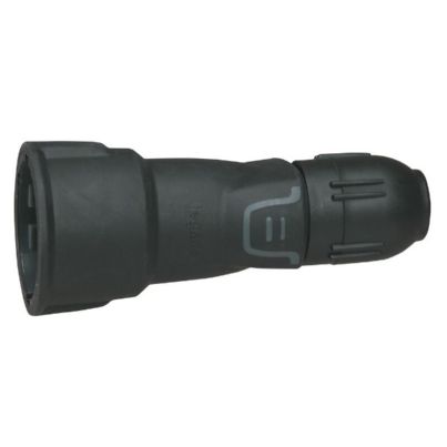 Socket LEGRAND Helium, 2P+E, 16A, with gland, IP44, black