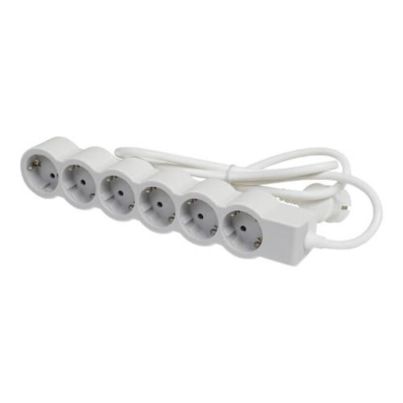 Multiplug LEGRAND, 6×2P+E, with 1.5 m cable