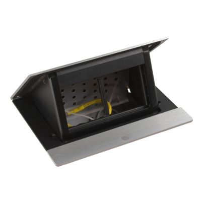 POP-Up box LEGRAND Incara, 4 modules, brushed aluminum