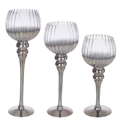 Bizzotto Set of 3 candle holders MELLOW