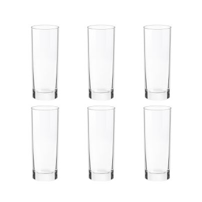 Glasses CORTINA 215ml 6pcs. clear