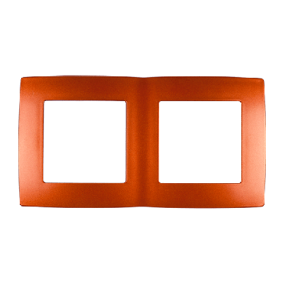 CITY double panel, orange metallic