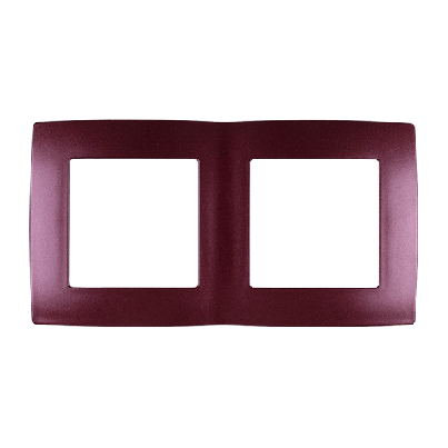 CITY double panel, bordo metallic