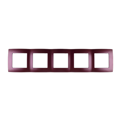 CITY fivefold panel, bordo metallic