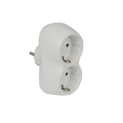 Adapter double white