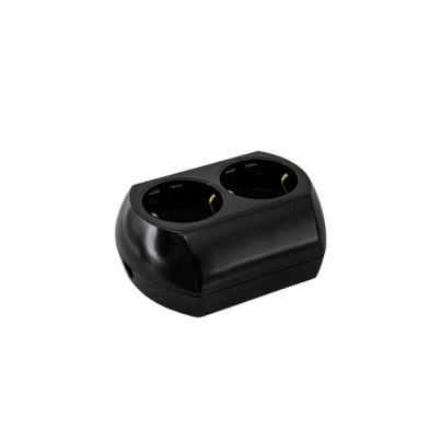 Multisocket double M black