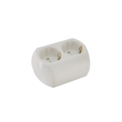 Multisocket double M white