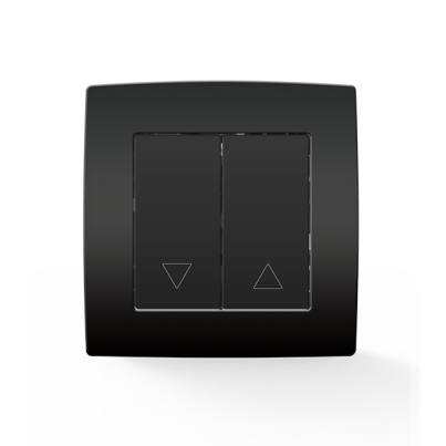 CITY curtain switch anthracite metallic