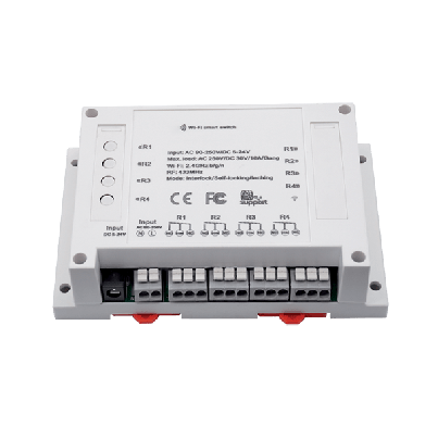 Smart Wi-Fi switch 4-channels for Din Rail