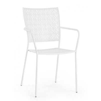 Garden chair LIZETTE 54x55x89 cm. white