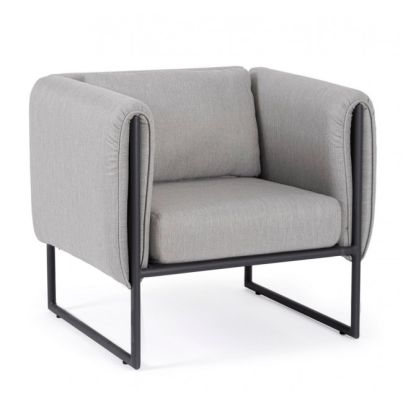 PIXEL GRAPHITE ARMCHAIR W-CUSH