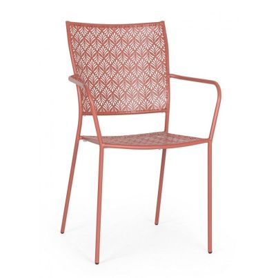 Garden chair LIZETTE 54x55x89 cm. rose