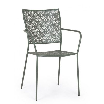 Garden chair LIZETTE 54x55x89 cm. dark olive green