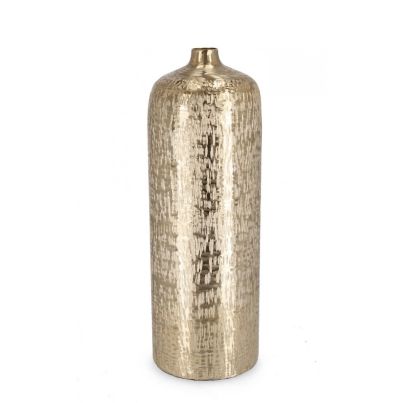 LATHE GOLD DECORATIVE BOTTLE H54