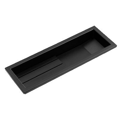 Container Tray with Knife Holder BARAZZA, 41 cm, Black Matte