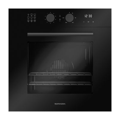 Built-in oven CITY 60cm black glass