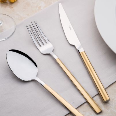 Cutlery DALYAN 30pcs. Set, Gold Sandblast