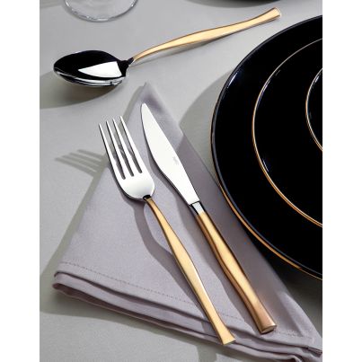 Cutlery ZARIF 30pcs. Set, Gold Sandblast