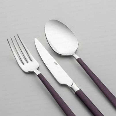 Cutlery DALYAN PEARL 18pcs. Set Sandblast/Purple