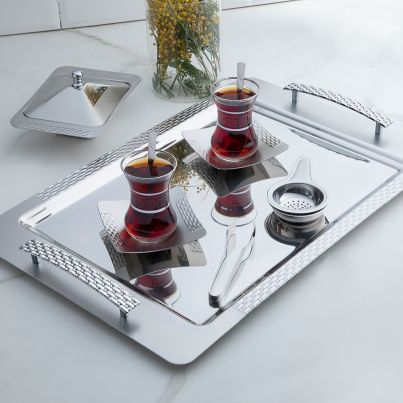 Tea Tray SIRMA, Sandblast