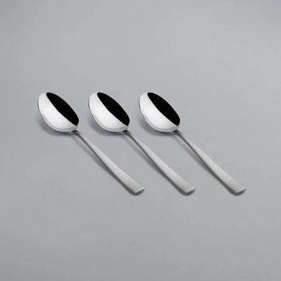 Dessert Spoon DENIZ 3pcs. Set, Sandblast
