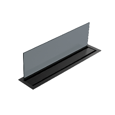 Downdraft Built-In Cooker Hood BARAZZA Lab Evolution, 90 cm, Matte Black